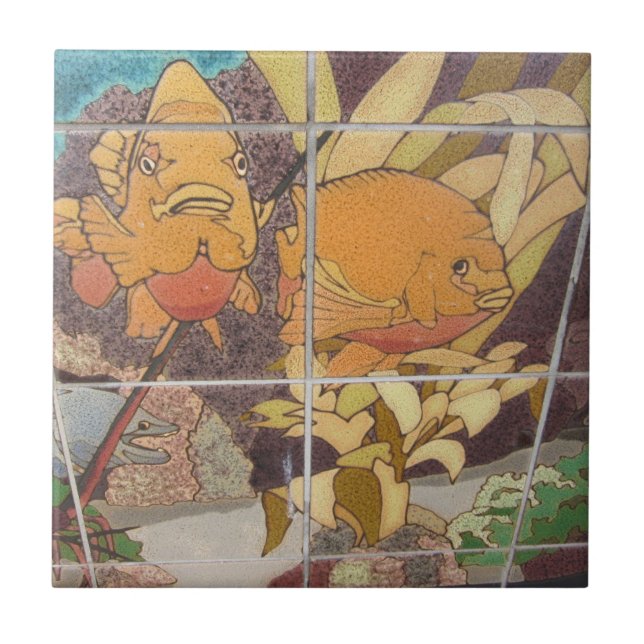 CATALINA ISLAND CERAMIC TILE FRIENDS OF THE SHORE (Front)