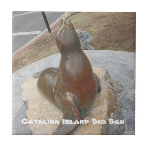 CATALINA ISLAND CERAMIC TILE THE STORY OF OLD BEN 