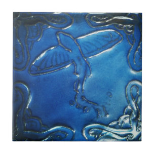 Catalina Island Flying Fish Tile BY J.Titchenal