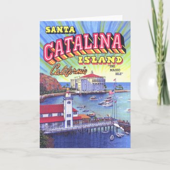 Catalina Island Greeting Card by grandjatte at Zazzle
