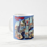 Catalina Island Greeting Mug<br><div class="desc">An old,  retro postcard greeting from Catalina,  California repurposed!</div>