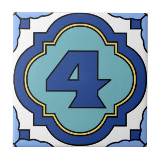 Catalina Island Number Address Tile 4