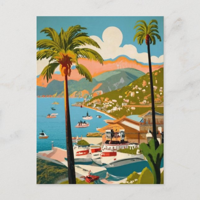 Catalina Island Postcard (Front)