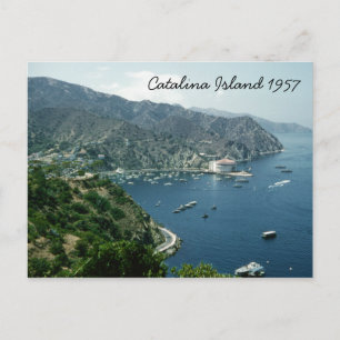 Catalina Island Retro 1957 Historic Landmark Postcard