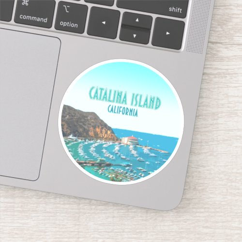 Catalina Island Santa Catalina California Vintage Sticker