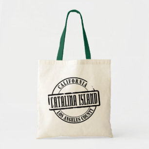 Catalina Island Title Tote Bag