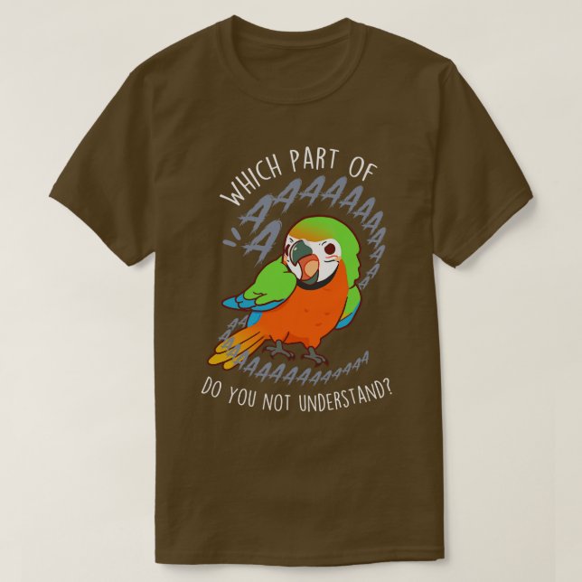 Catalina Macaw Parrot Aaaa T-Shirt (Design Front)