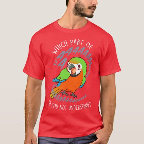 Catalina Macaw Parrot Aaaa T_Shirt