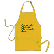 Catalina Nuns Names Apron