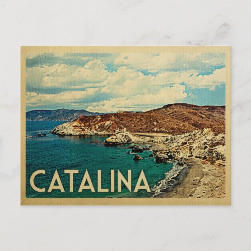 Catalina Postcard California Vintage Travel