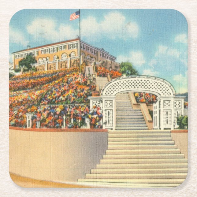 Catalina Square Paper Coaster (Front)