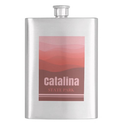 Catalina State Park Arizona Red Hills Flask