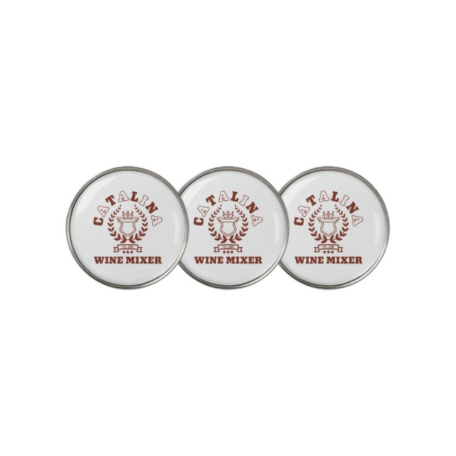 Catalina Wine Mixer Golf Ball Marker (3 Up)