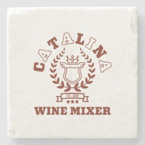 Catalina Wine Mixer Stone Coaster