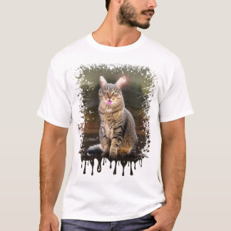 Catalisa Funny cat shirt