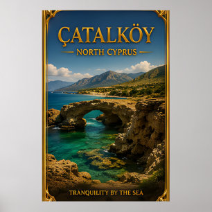 Catalkoy North Cyprus Mediterranean Escape Poster