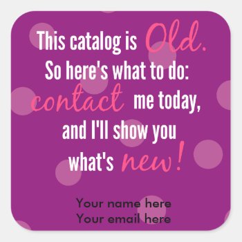 Catalog Change Label Stickers by JamaholicsAnonymous at Zazzle