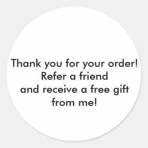 Catalog stickers for direct sales