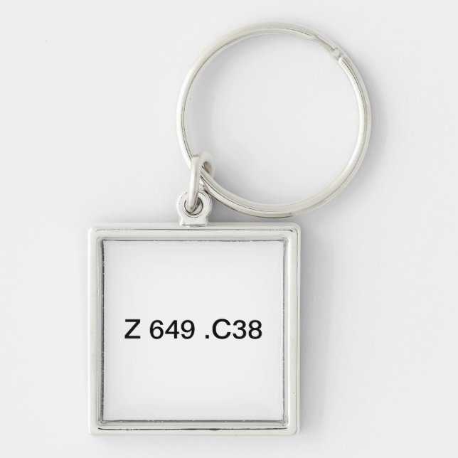 Catalogers keys keychain (Front)