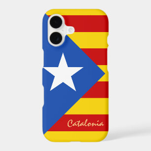 Catalonia & Catalan Flag / La Senyera Estelada iPhone 17 Case