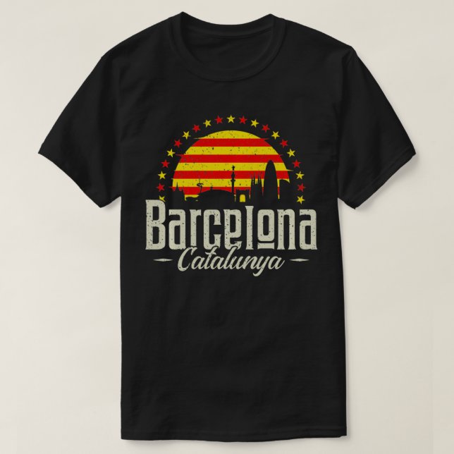 Catalonia Ciudad Condal  Catalunya Barcelona Pullo T-Shirt (Design Front)
