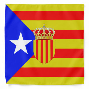 Catalonia flag bandana