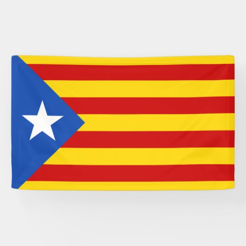 Catalonia Flag Banner