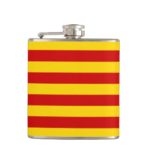 Catalonia Flag & Catalan - La Senyera /fathers day Flask