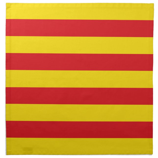 Catalonia Flag MoJo Napkin (Front)