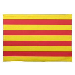 Catalonia Flag on MoJo Placemat
