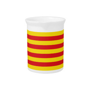 Catalonia Flag Pitcher