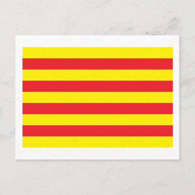 Catalonia Flag Postcard (Front)