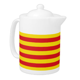 Catalonia Flag Teapot