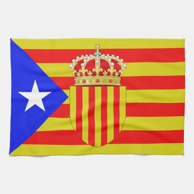 Catalonia flag towel (Horizontal)
