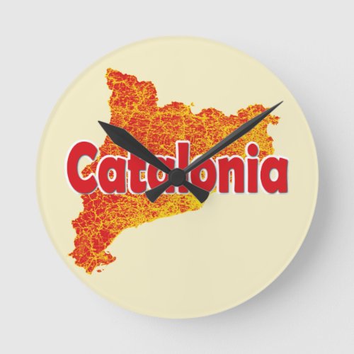 Catalonia Round Clock