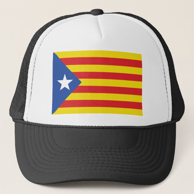 Catalonia  (The Blue Starred Flag) Trucker Hat (Front)