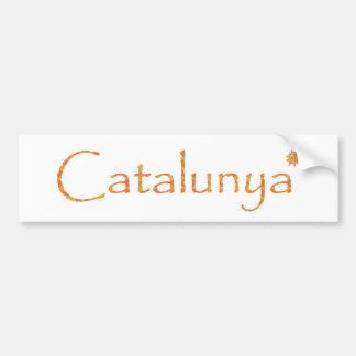 catalunya bumper sticker