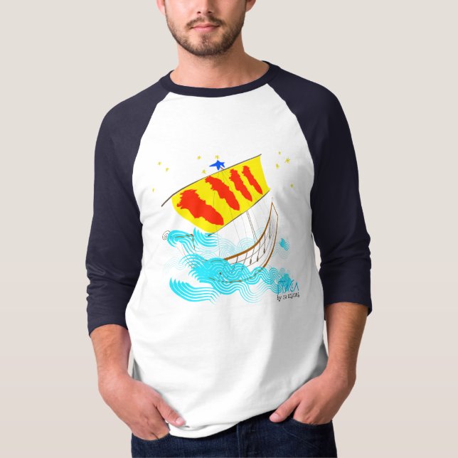 Catalunya pau i Llibertat , Catalonia peace dove T-Shirt (Front)