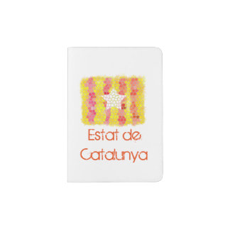 Catalunya trencadis desgastat Passport Holder