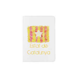Catalunya trencadis desgastat Passport Holder
