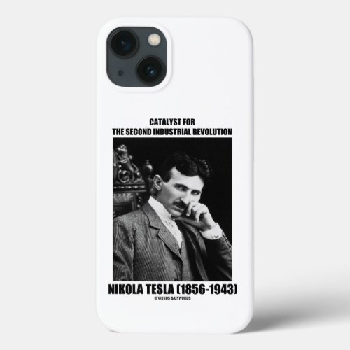 Catalyst For Second Industrial Revolution N Tesla iPhone 13 Case