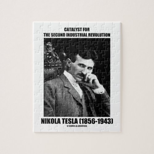 Catalyst For Second Industrial Revolution N Tesla Jigsaw Puzzle