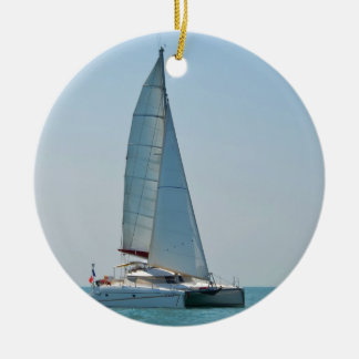 Catamaran Clara Ceramic Ornament
