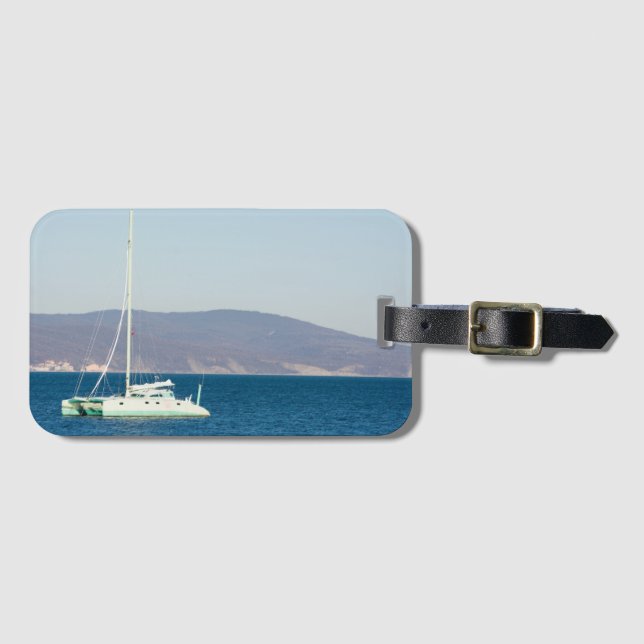 Catamaran Luggage Tag (Front Horizontal)