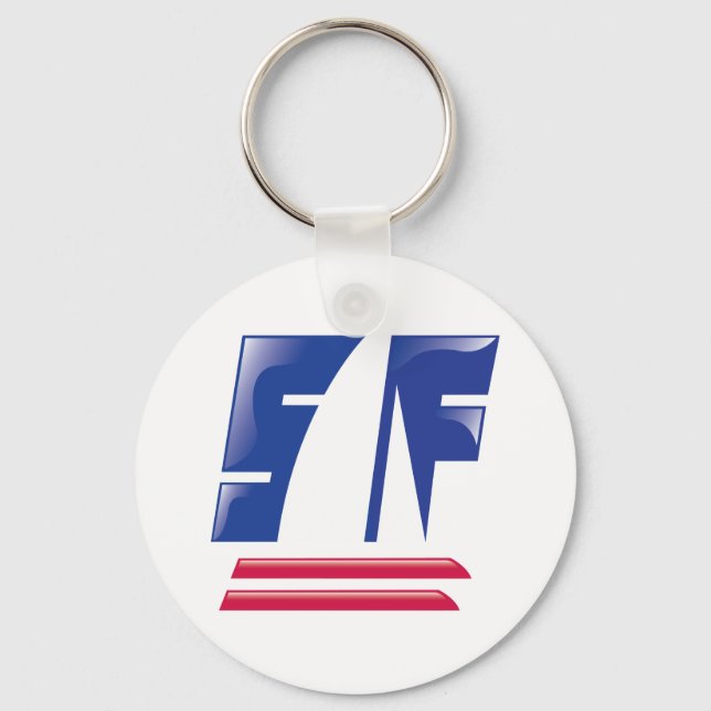 Catamaran Sailing_Pontoon Racing_S.F. Bay Boating Keychain (Front)