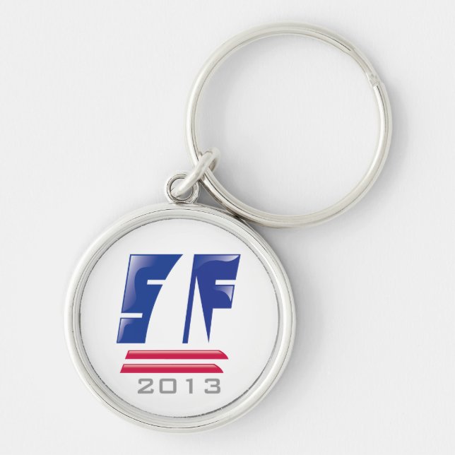 Catamaran Sailing_Pontoon Racing_S.F. Bay Boating Keychain (Front)
