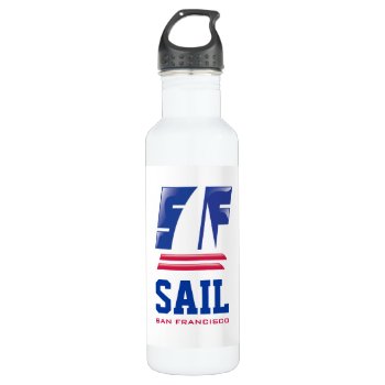 Catamaran Sailing_sail San Francisco Stainless Steel Water Bottle by FUNauticals at Zazzle