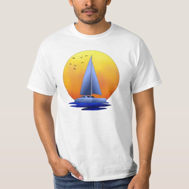 Catamaran Sailing T-Shirt (Front)