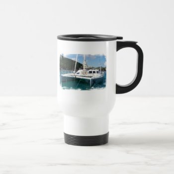 Catamaran Travel Mug by SailingWind at Zazzle