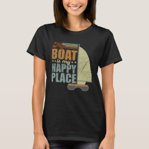 Catamaran Two Hulls Sailing Quote Catamaran Captai T-Shirt